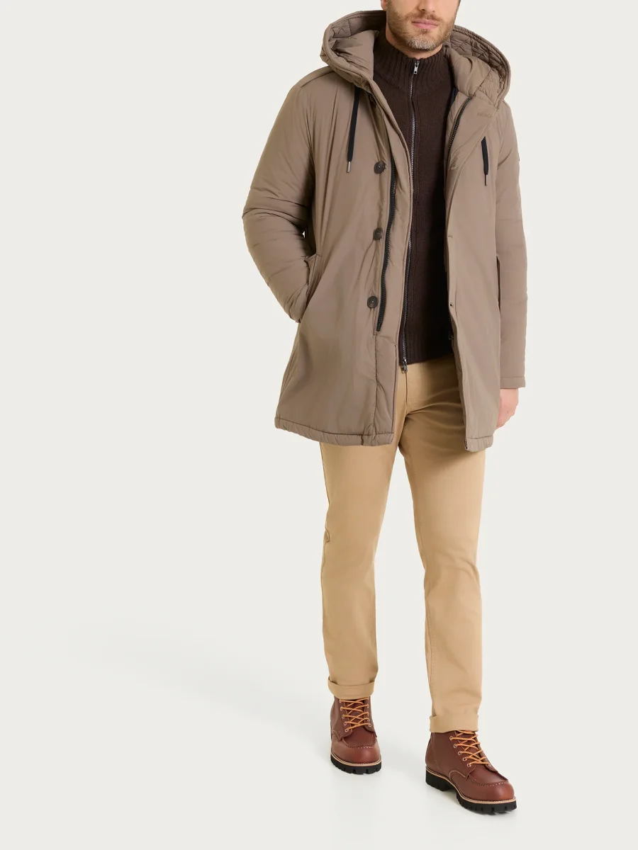 Piumerino Anorak imbottito in lana - Fango - immagine 6