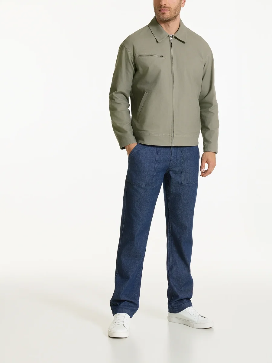 Giacca con zip in Canvas Stretch - Seagrass - immagine 8