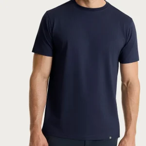 Maglietta girocollo in Jersey Double Mercerized - Outer Space