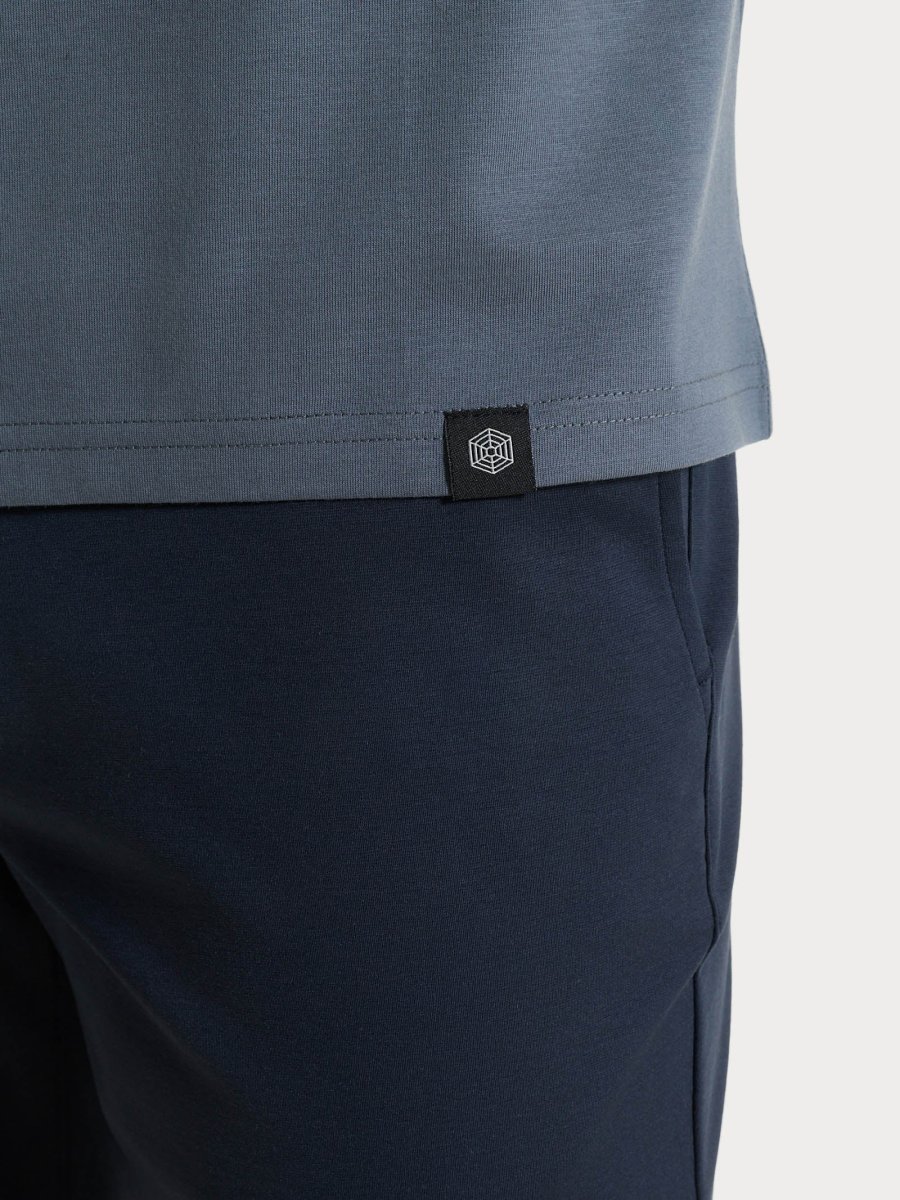 Maglietta girocollo in Jersey Double Mercerized - Turbulence - immagine 5