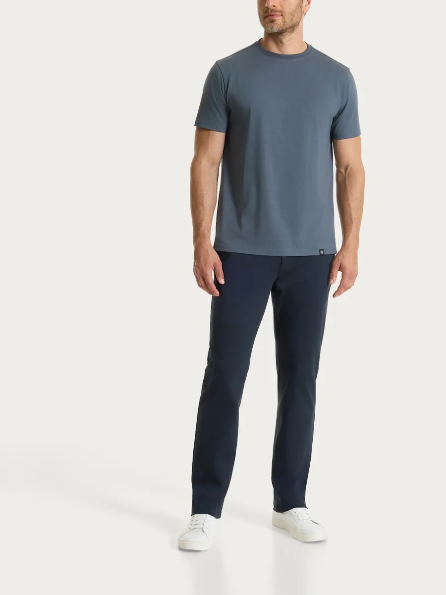 Maglietta girocollo in Jersey Double Mercerized - Turbulence - immagine 6