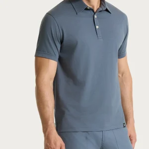Polo a manica corta in Jersey Double Mercerized - Turbulence
