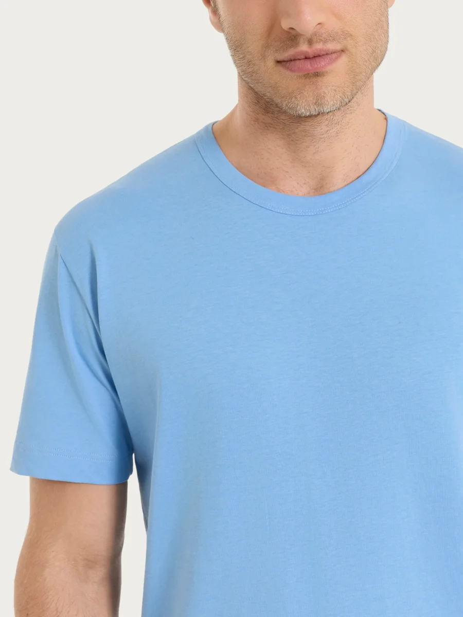 Pigiama trittico a righe con girocollo in Jersey di Cotone - Fant.Bianco - immagine 6