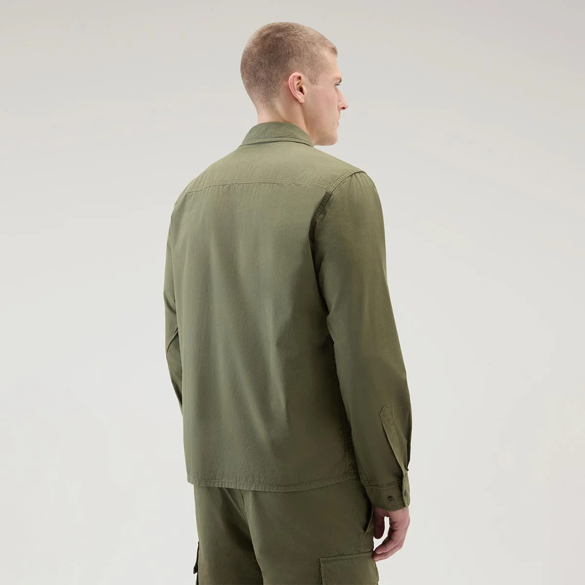 Giacca camicia in cotone - immagine 4