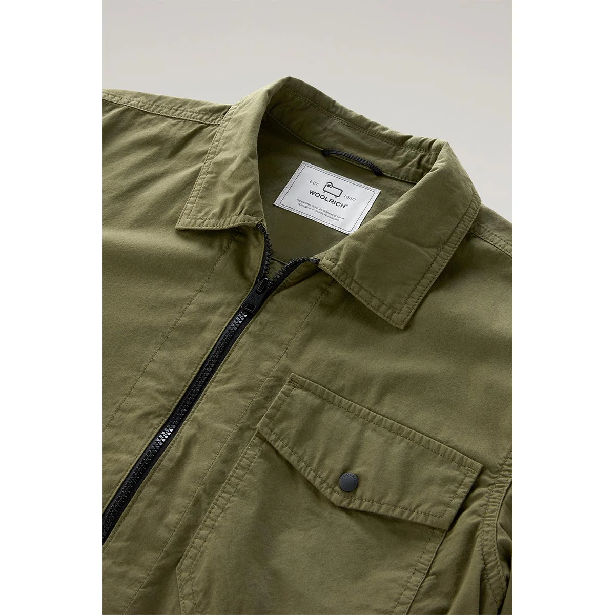 Giacca camicia in cotone - immagine 7