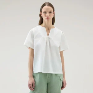 Camicia blusa in cotone