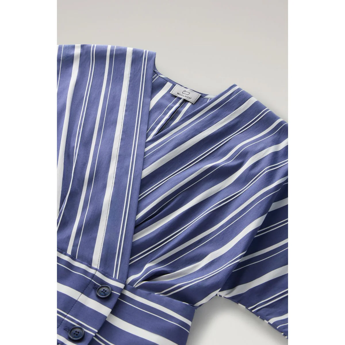 Vestito a righe in popeline di misto cotone - immagine 6