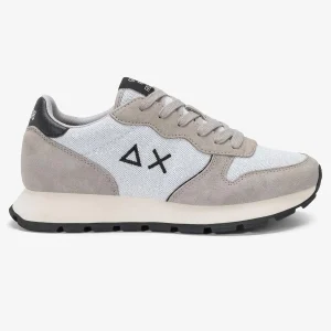 Sneakers lurex argento