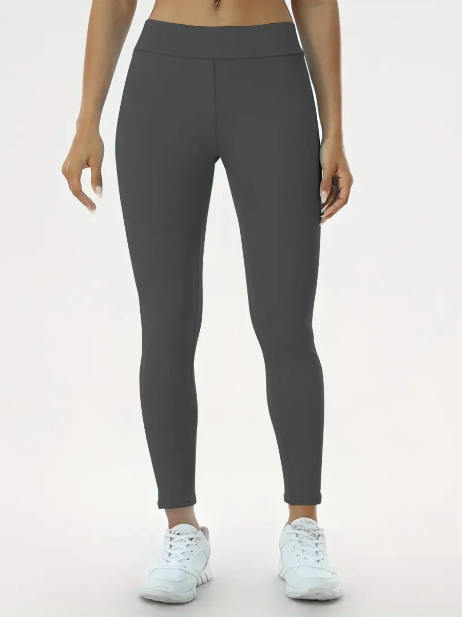 Pantaloni da Yoga da Donna Vita Alta Sollevamento Vita Alta Pantaloni Fitness Elastici e Aderenti - immagine 9