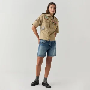 Bermuda short in jeans