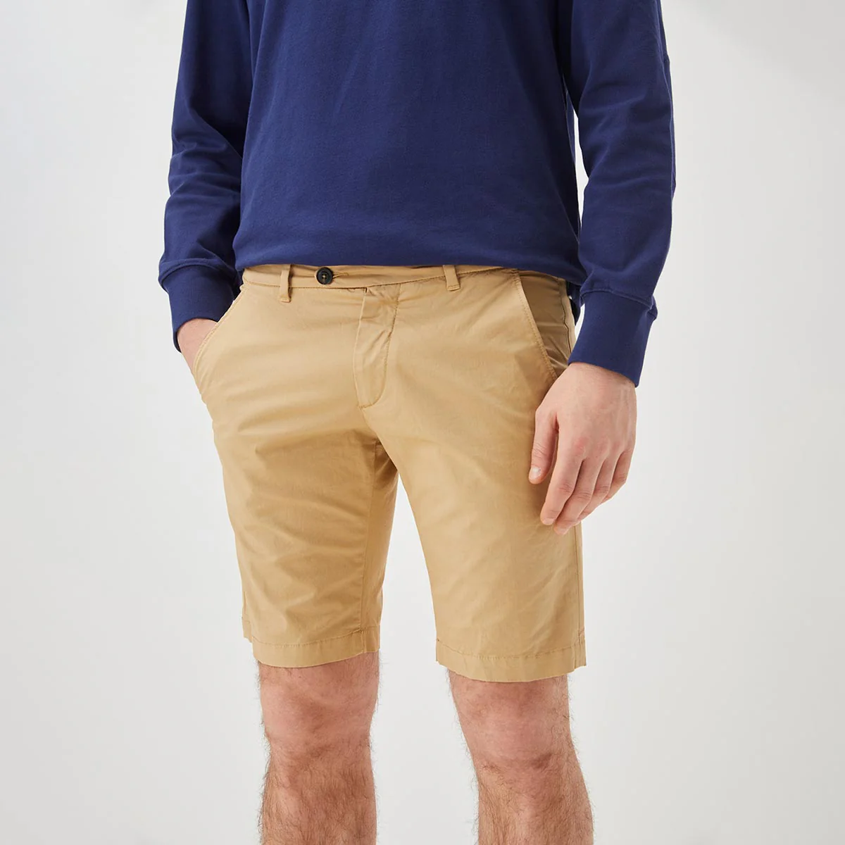Bermuda chino beige - immagine 2