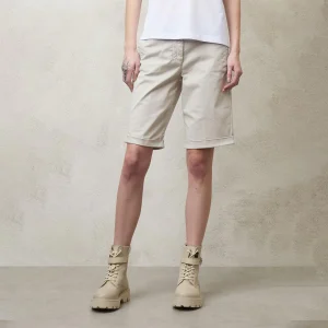 Bermuda short con risvolto