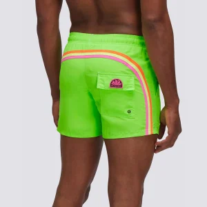 Boxer mare verde fluo con banda