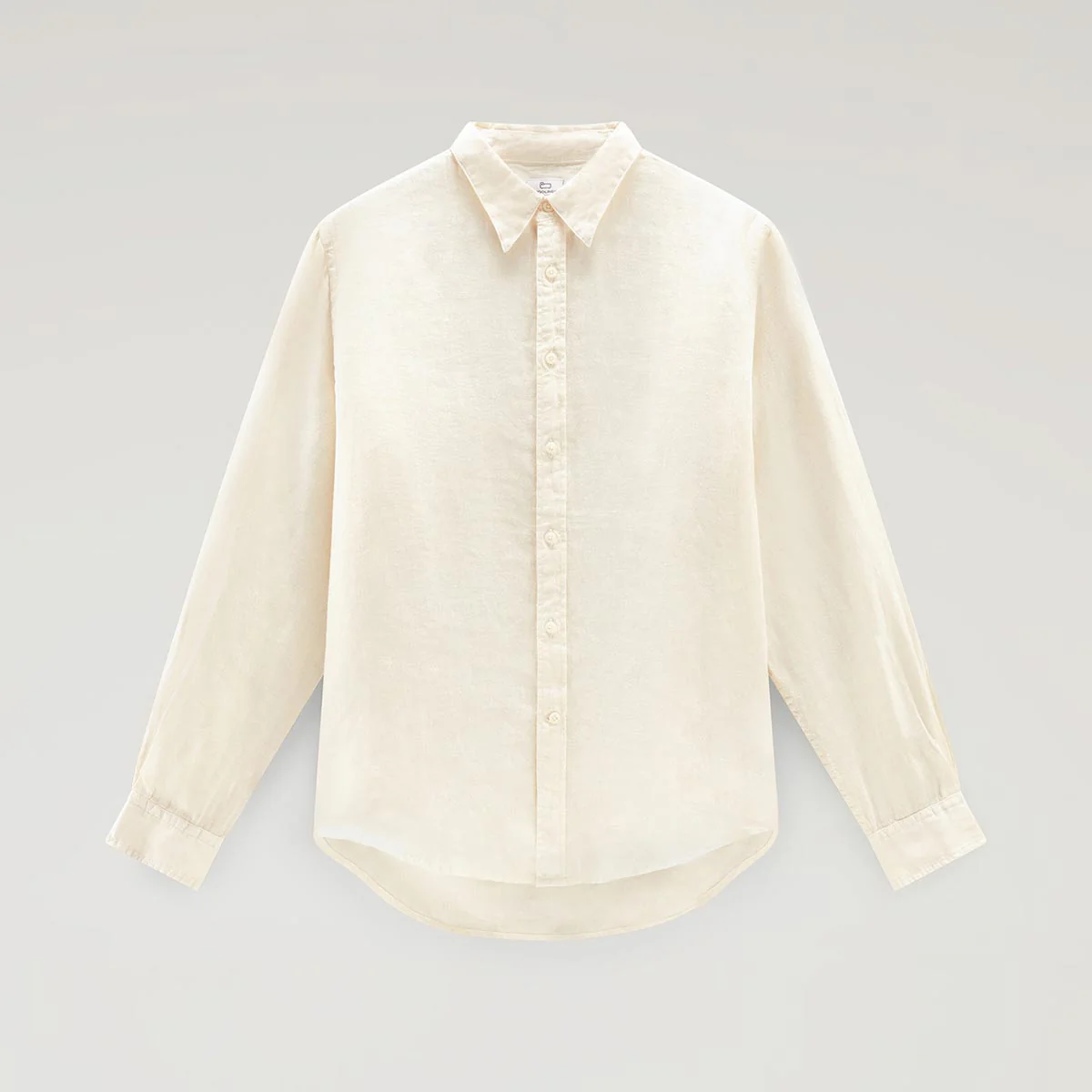 Camicia in lino crema - immagine 6