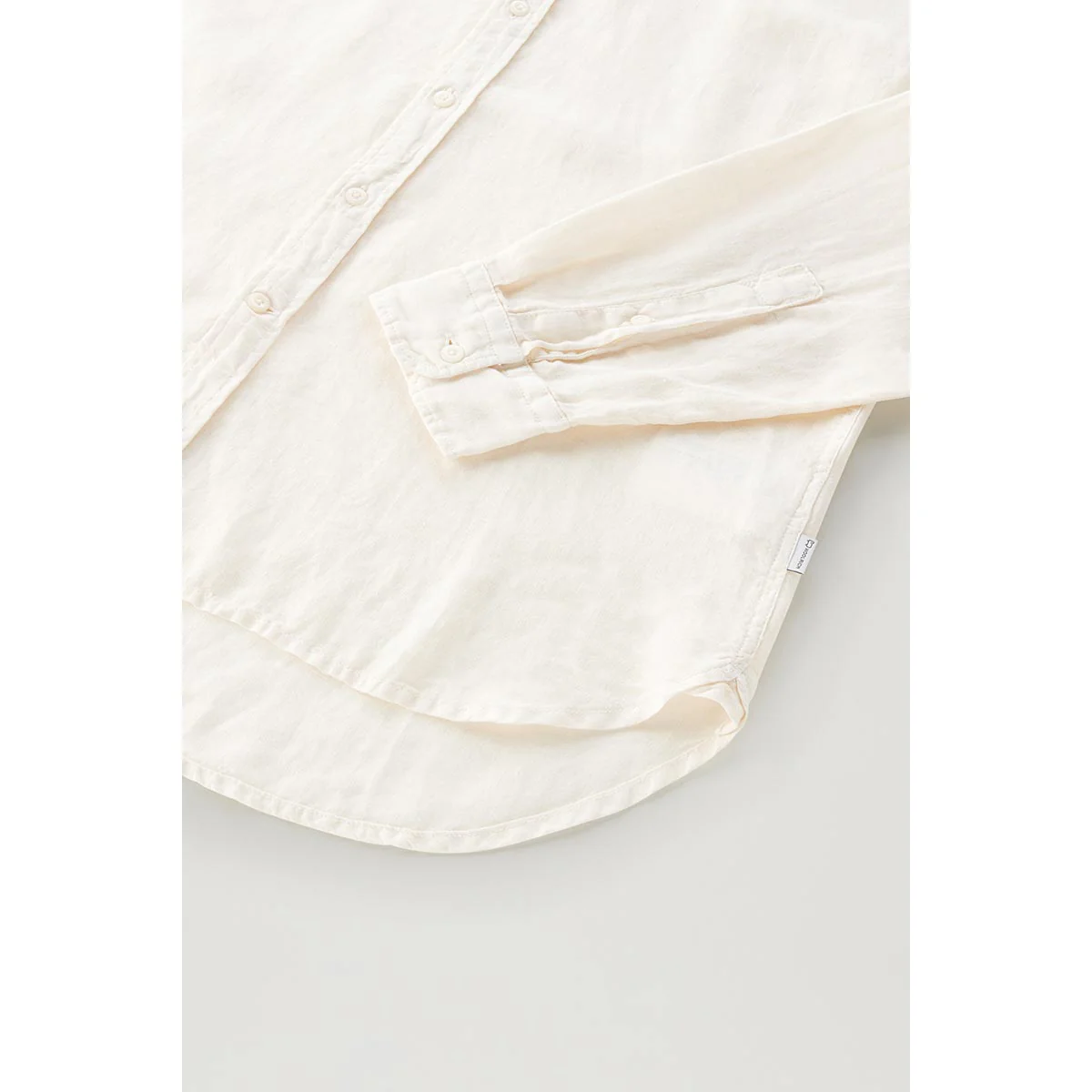 Camicia in lino crema - immagine 9