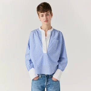 Camicia coreana a righe