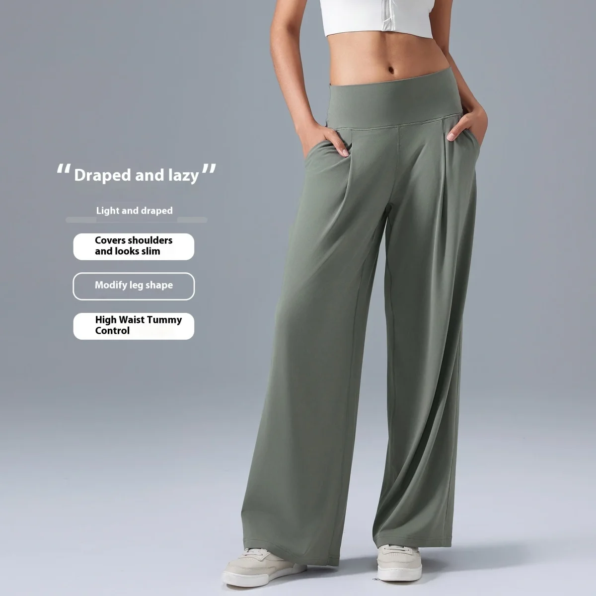 Nuovi Pantaloni Casual Larghi da Donna - immagine 5