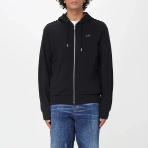 Felpa in cotone con cappuccio