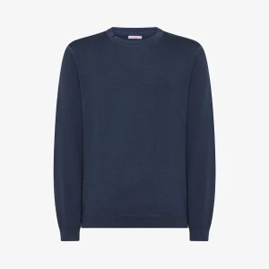 Maglia girocollo in lana merino