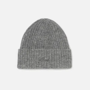 Berretta ricamata in lana