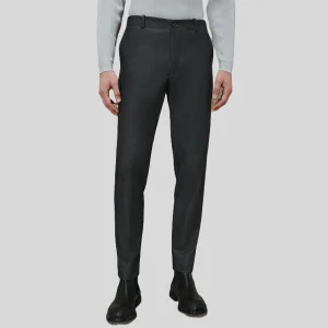 Pantalone chino effetto denim