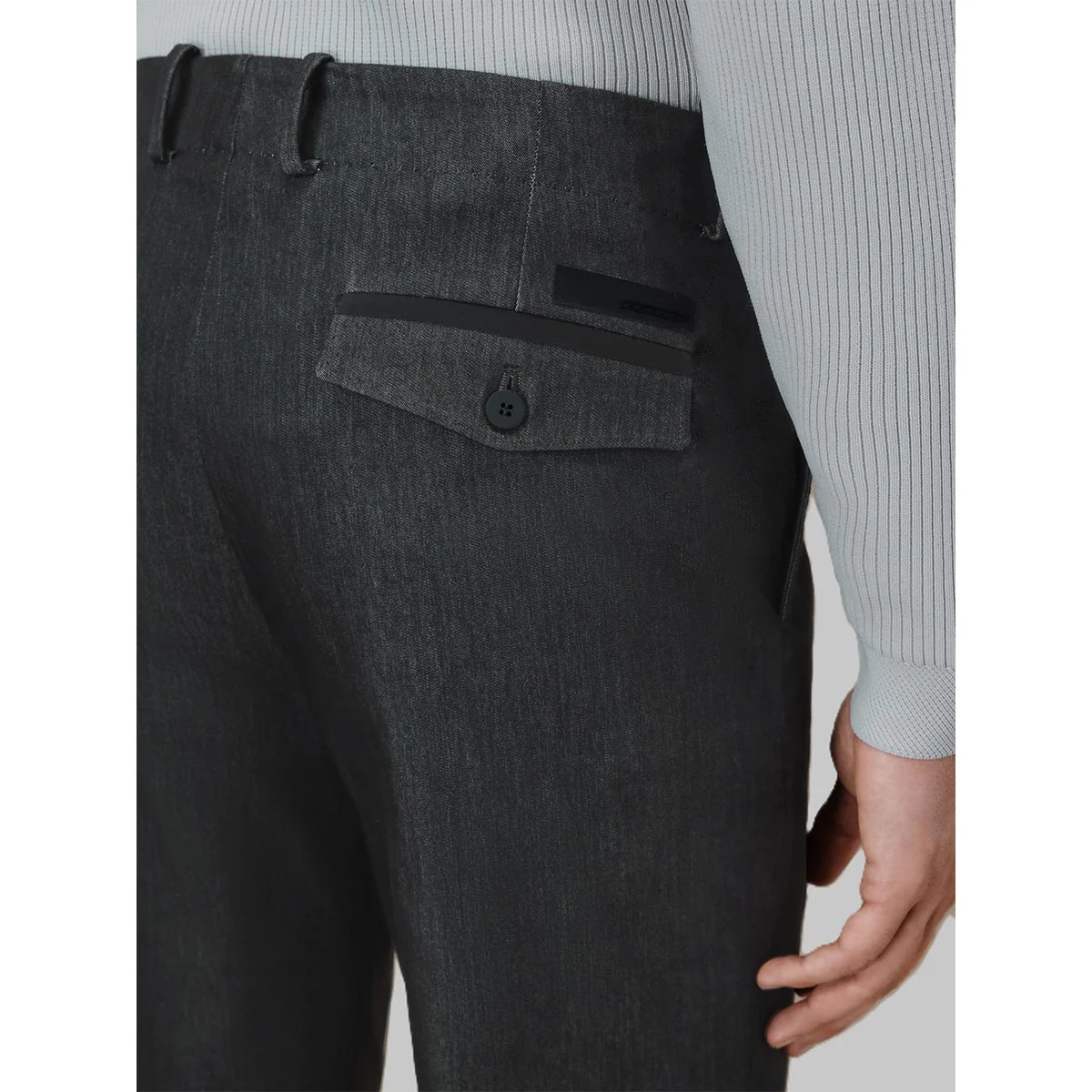 Pantalone chino effetto denim - immagine 3