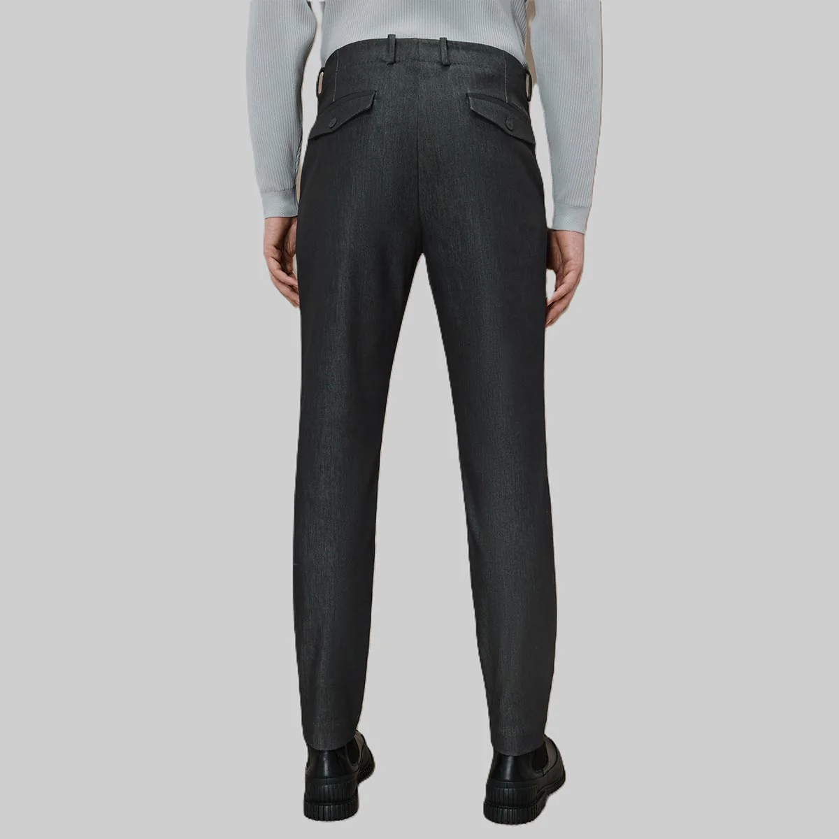 Pantalone chino effetto denim - immagine 4