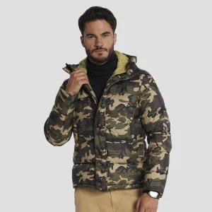 Piumino eco camouflage