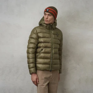 Piumino eco imbottito verde