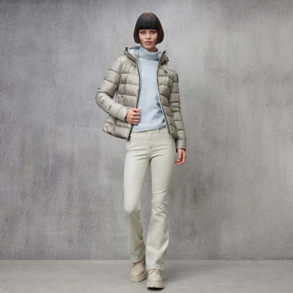 Piumino imbottito con cappuccio - immagine 3