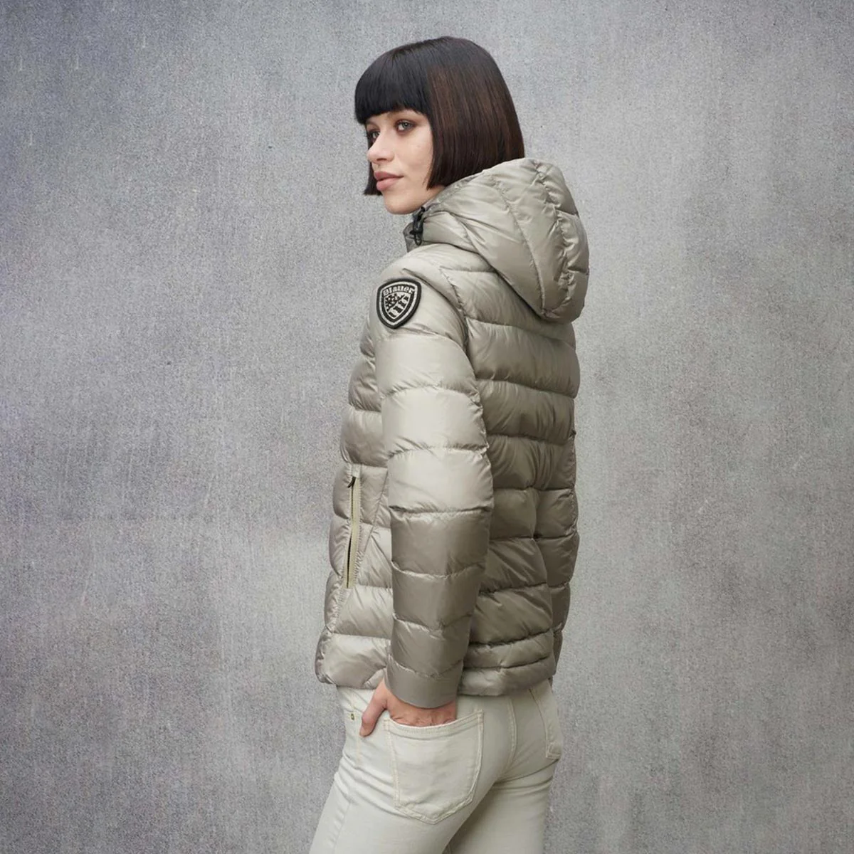 Piumino imbottito con cappuccio - immagine 4