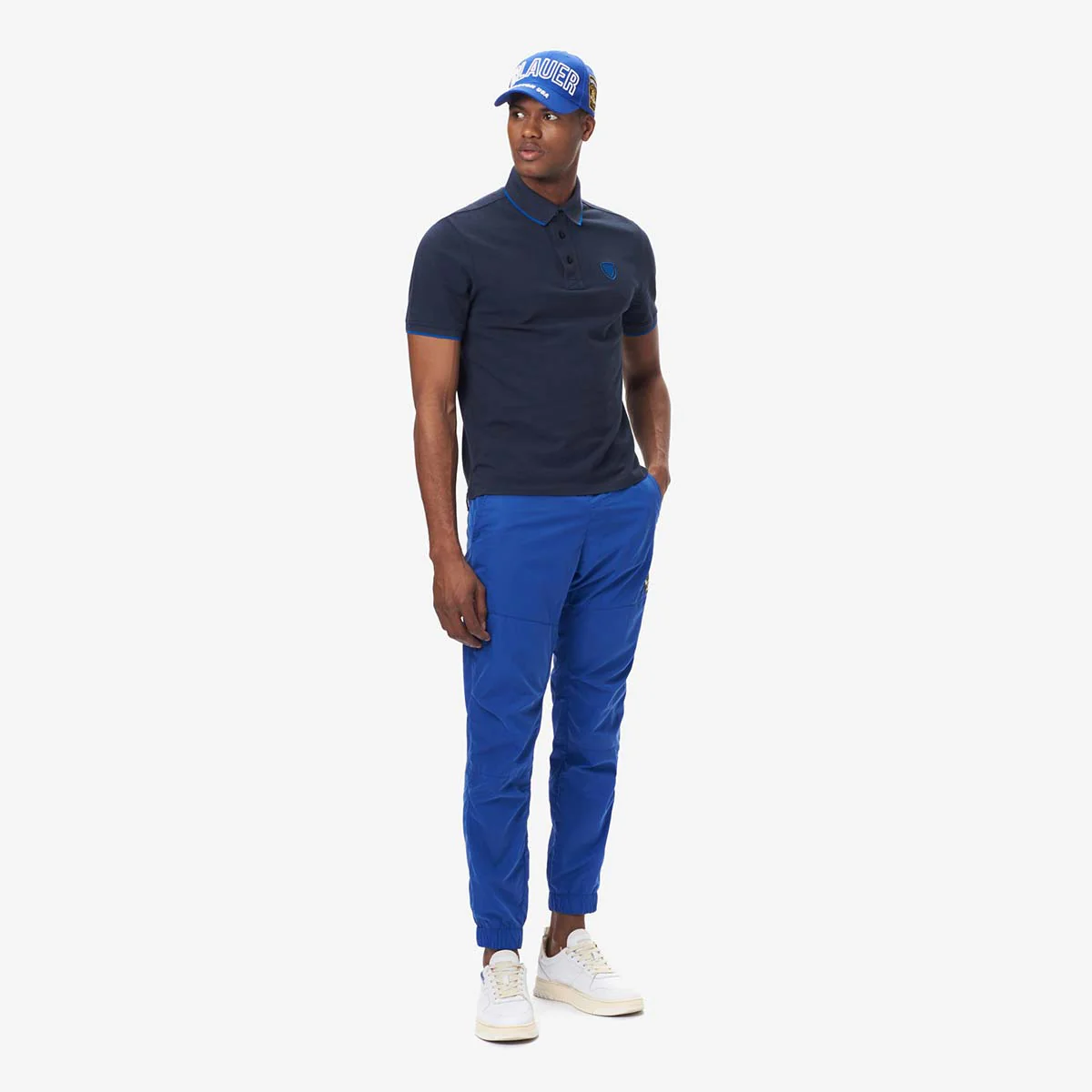 Polo con bordino blu Blauer USA - immagine 4