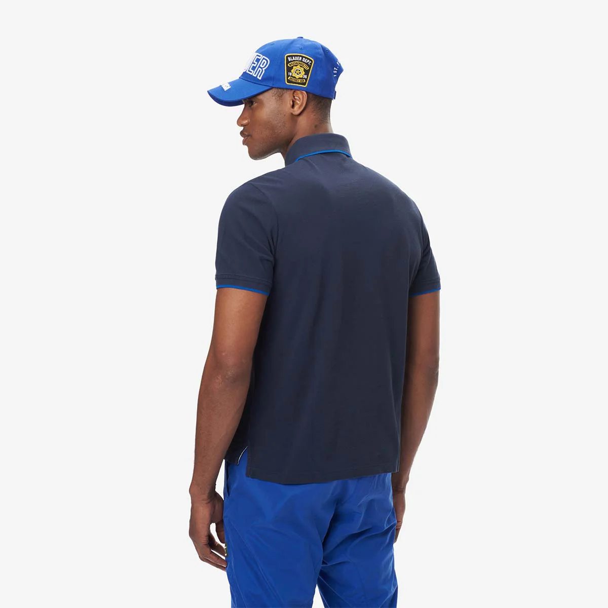 Polo con bordino blu Blauer USA - immagine 5
