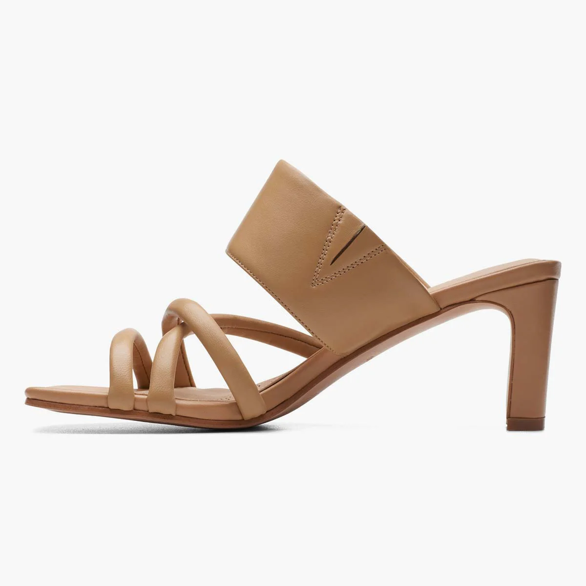 Sandalo in pelle cammello - immagine 6