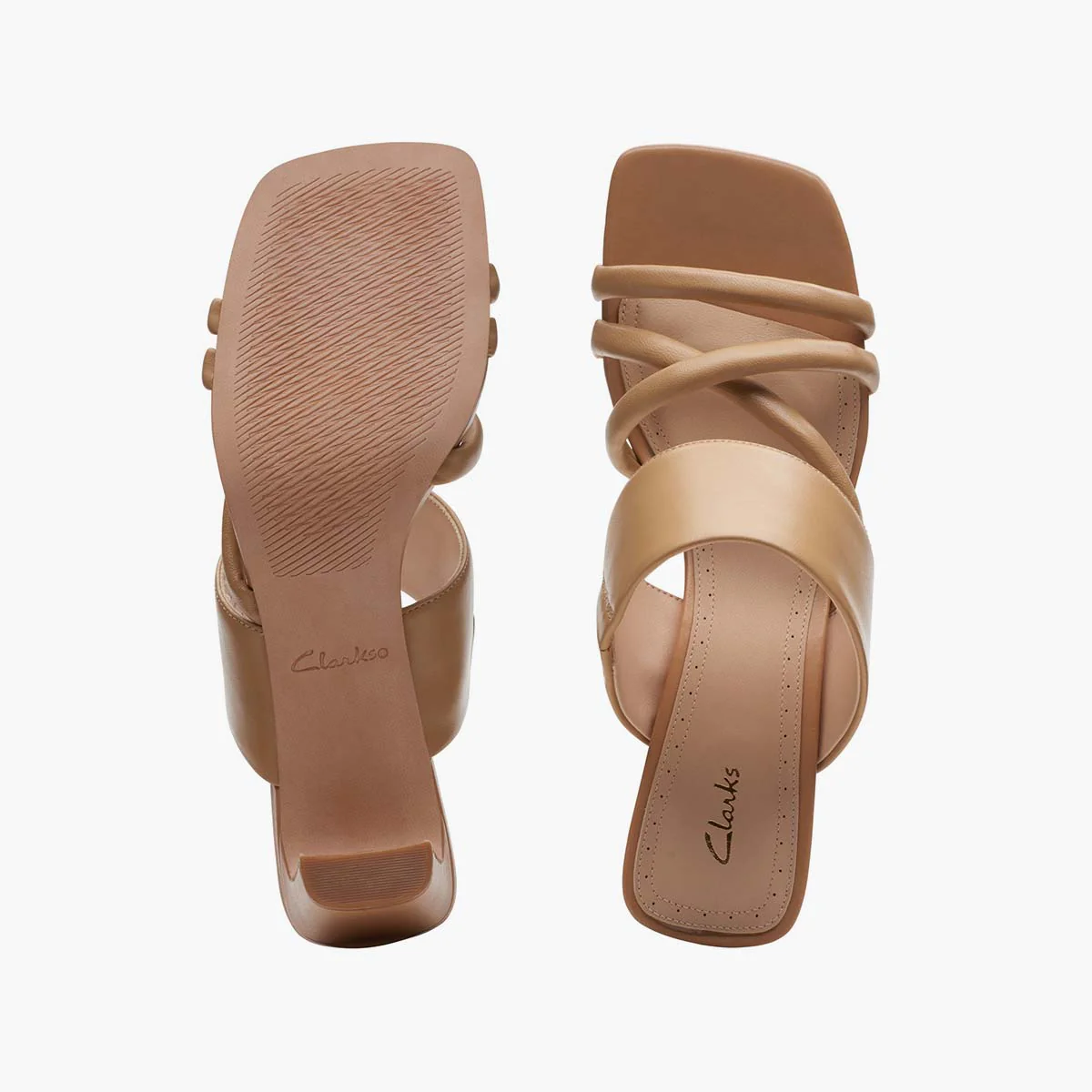 Sandalo in pelle cammello - immagine 8