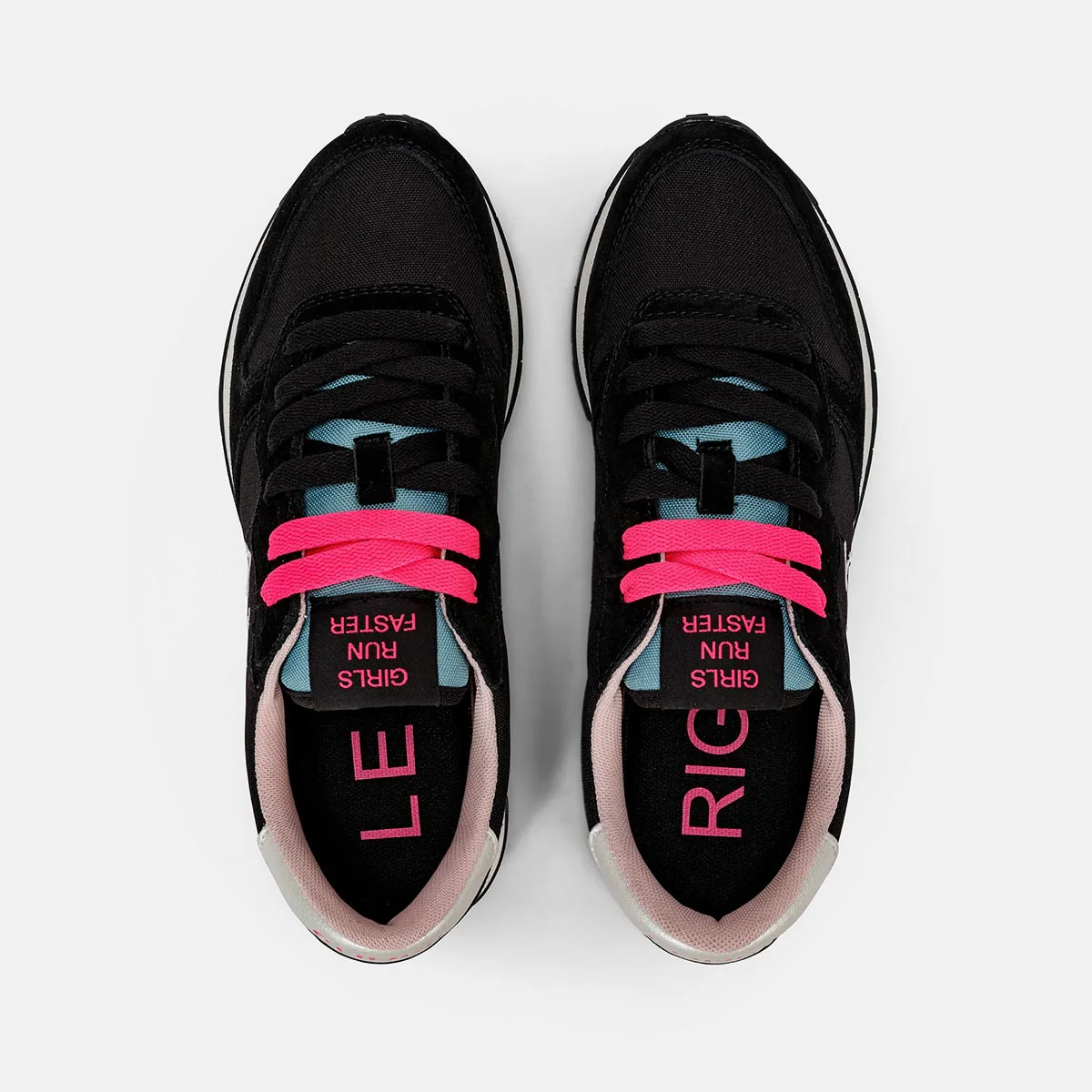 Sneaker nera e fucsia - immagine 5
