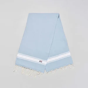 Telo mare in spugna azzurro