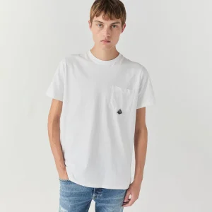 T-shirt in cotone con taschino