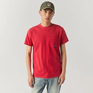 T-shirt in cotone con taschino