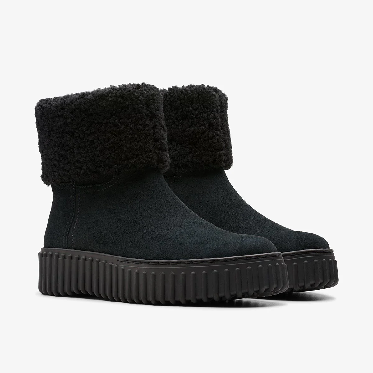 Stivaletto in pelle scamosciata nera - immagine 4