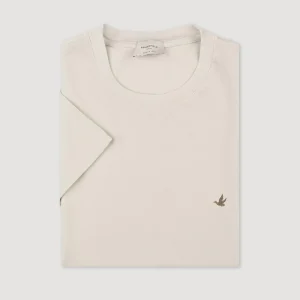 T-shirt in piquet di cotone leggero