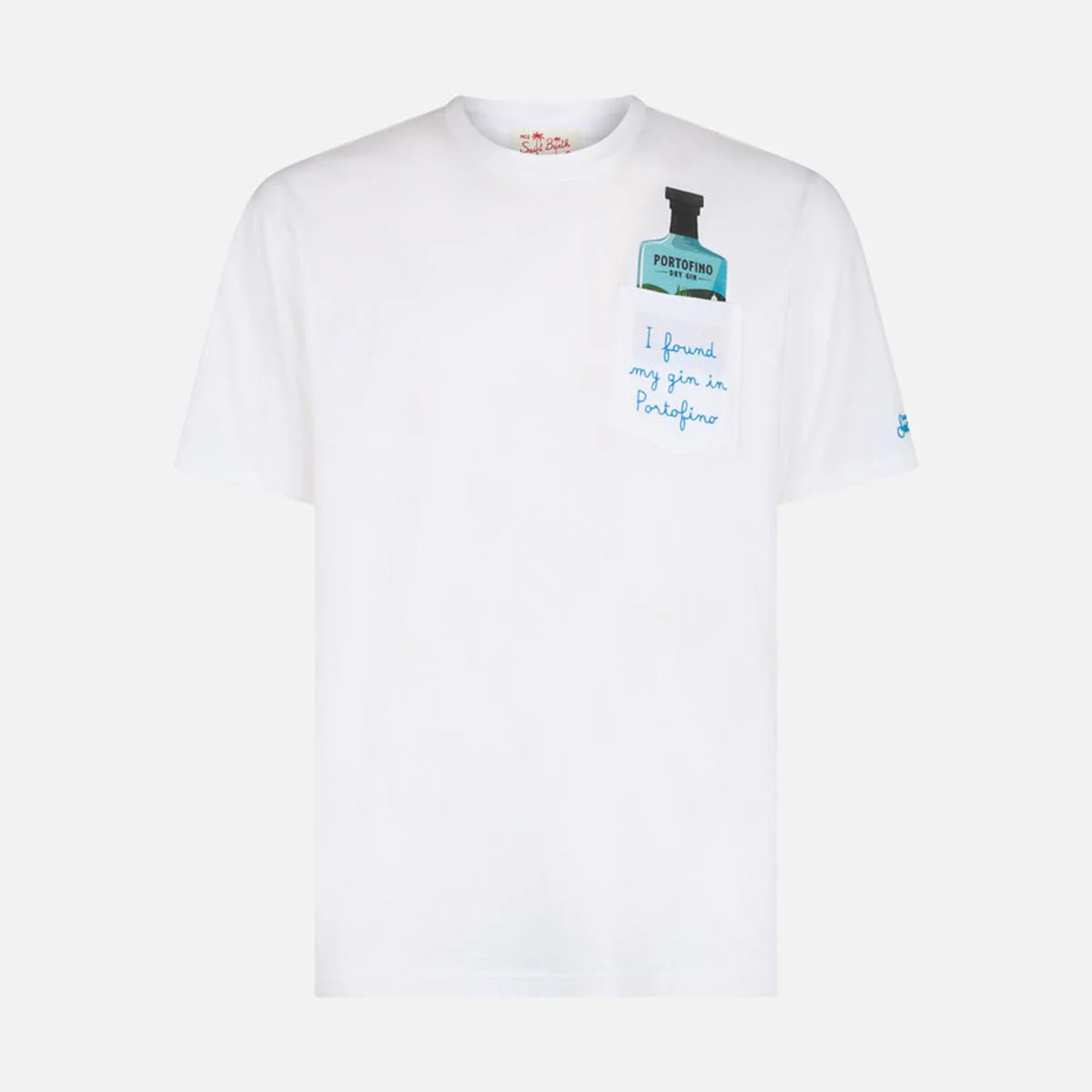 T-shirt con ricamo Portofino dry gin - immagine 5