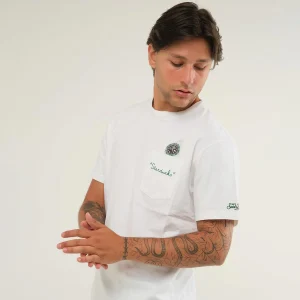 T-shirt stampa orologio